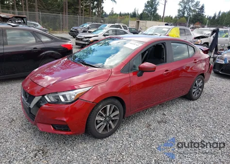 2021 Nissan Versa Sv Xtronic Cvt из США, поврежденный, VIN 3N1CN8EV0ML866553